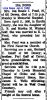 Ina (Bessie) Goff (1880-1968) Obituary